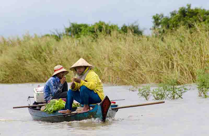 Camboya - lago Tonle Sap y pueblo flotante de Chung Knearn - 2012 - 3